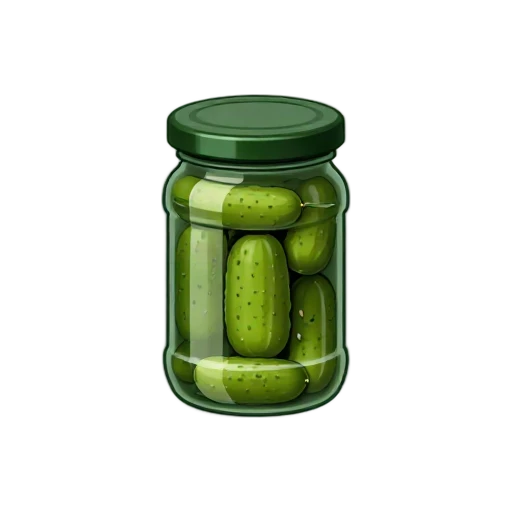 Jar of pickles emoji