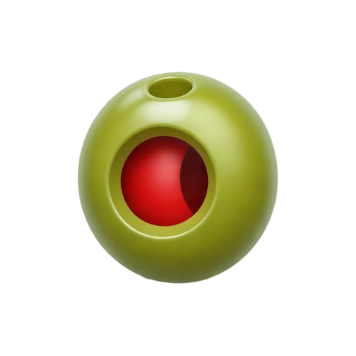 Pimento-stuffed green olive emoji