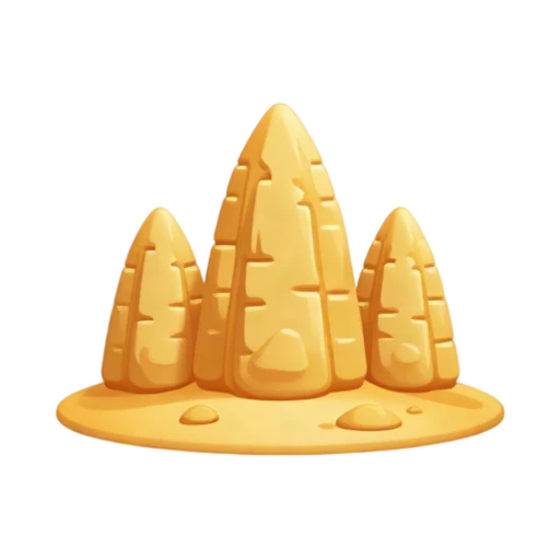pale limestone pillars and sandy desert base, depicting Pinnacles Desert.