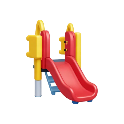 Colorful playground slide emoji