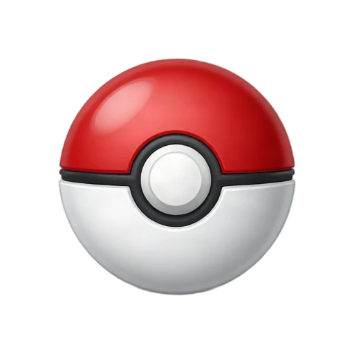Red and white Poké Ball emoji