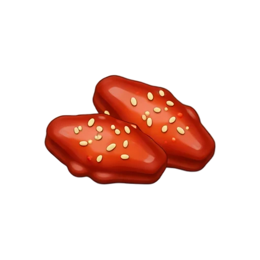 Ghost pepper chicken wings emoji