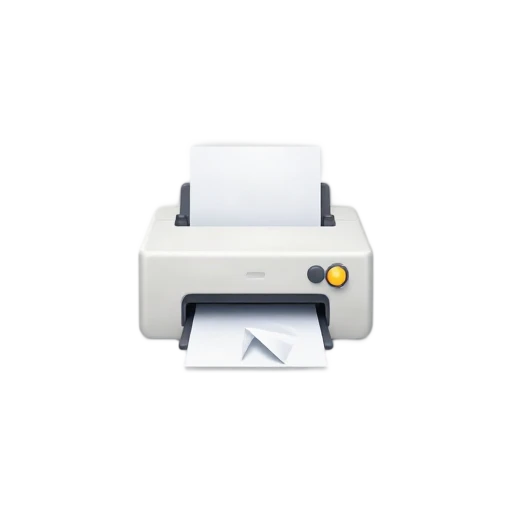 Paper jam in printer emoji