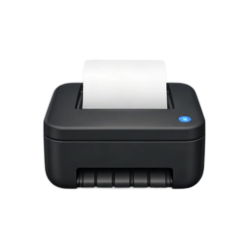 Receipt printer emoji