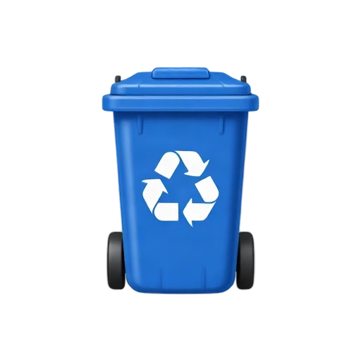 Recycling bin emoji