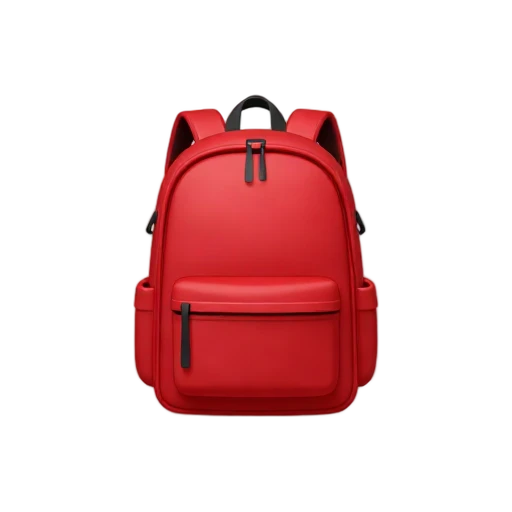 Red backpack