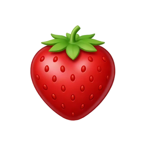 Ripe red strawberry