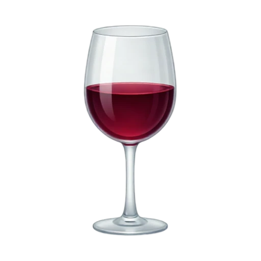 Glass of red wine