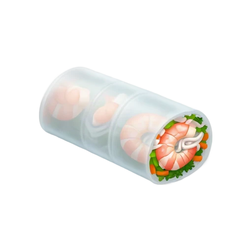 Fresh rice paper roll emoji