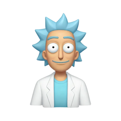 Rick Sanchez character emoji