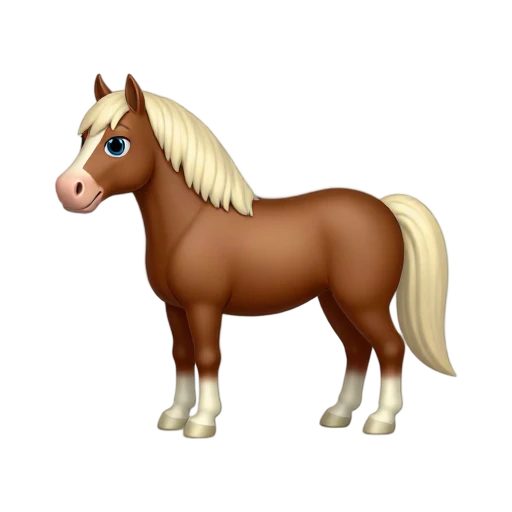 Chocolate Rocky Mountain Horse emoji