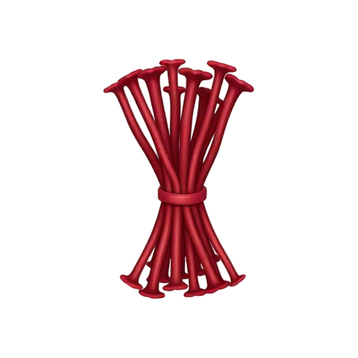 Crimson saffron threads with fine trumpet-shaped tips