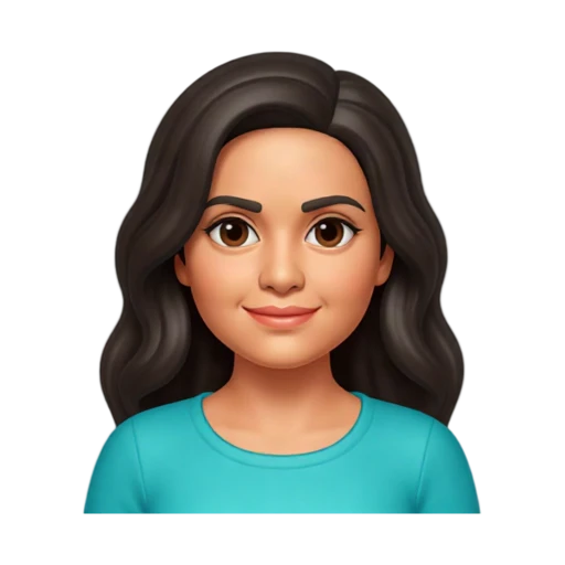 Salma Hayek smiling in a turquoise top