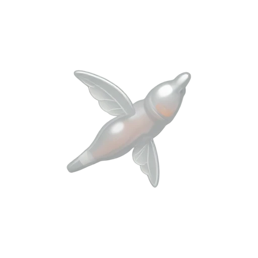 Translucent sea angel with wing-like flaps emoji
