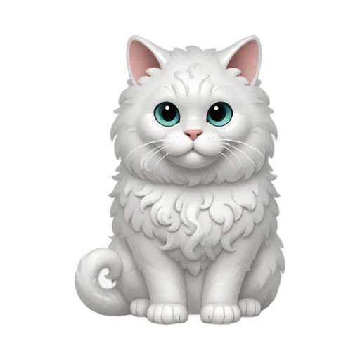 Round-faced Selkirk Rex cat with dense curly coat