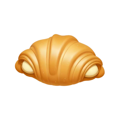 Crisp sfogliatella pastry emoji