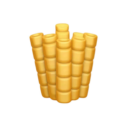 Golden thick crinkle-cut fries with parallel ridges