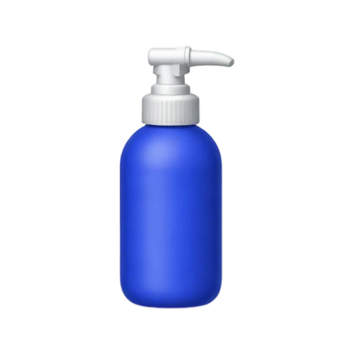 Shaving cream can with press nozzle and curl of white foam