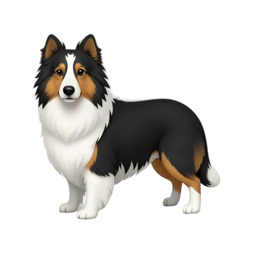 Sable Shetland Sheepdog standing