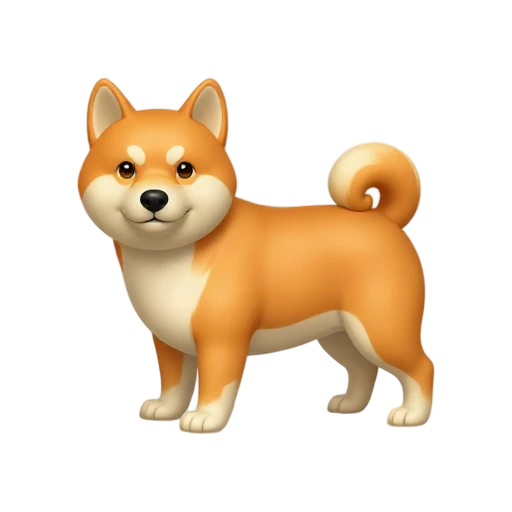 Orange Shiba Inu dog emoji