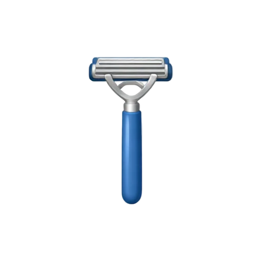 Silver safety razor