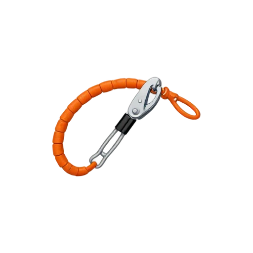 Slackline webbing and metal ratchet tensioner