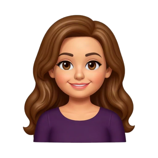 Sofia Vergara smiling in a purple top