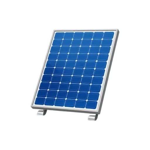 Blue solar panel