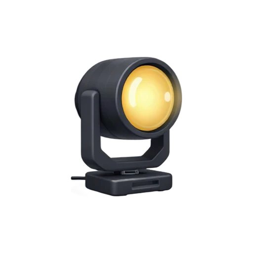 Stage spotlight emoji