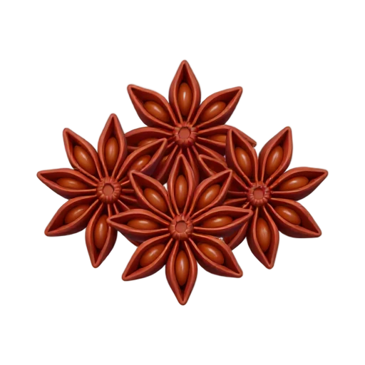 Star anise spice pods with pointed segments emoji
