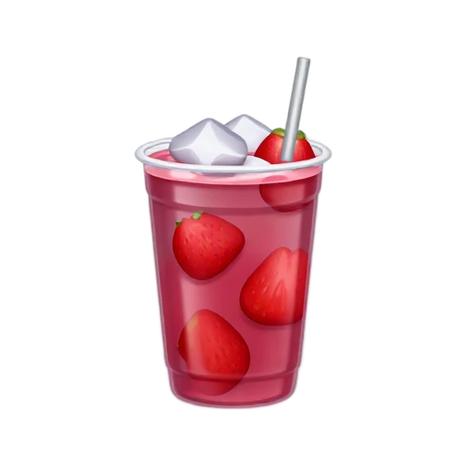 Strawberry acai refresher emoji