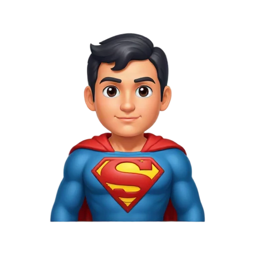 Superman superhero emoji