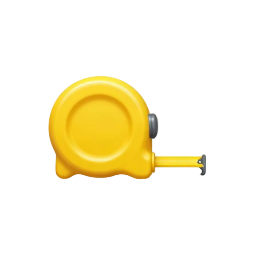 Tape measure emoji