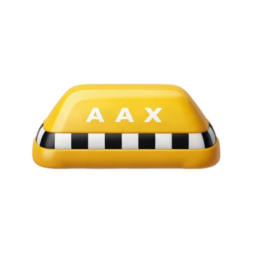 Taxi roof sign emoji