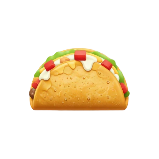 Puffy golden fried flatbread taco with lettuce and tomato