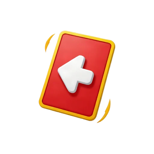 Red reverse playing card emoji
