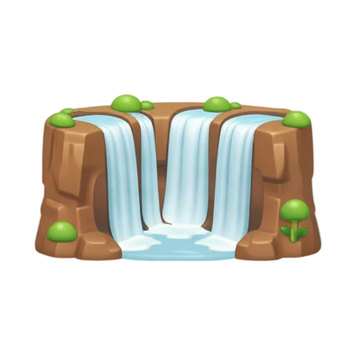 wide curtain of falling water and deep narrow gorge, depicting Victoria Falls.