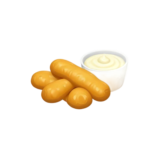 Crispy chicken strips with cream gravy emoji