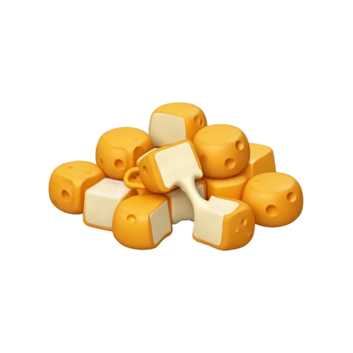 Fried Wisconsin cheese curds emoji
