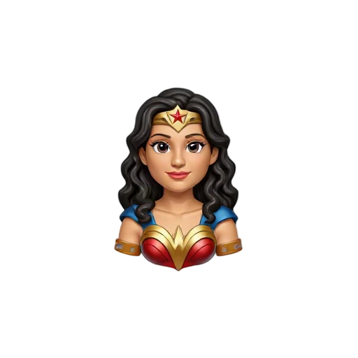 Wonder Woman superhero emoji
