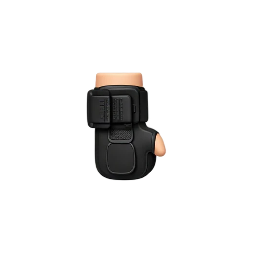 Black wrist brace emoji