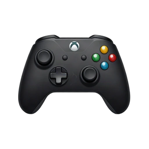 Black Xbox controller emoji