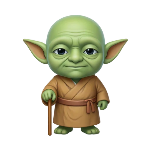 Small green alien elder with large ears emoji